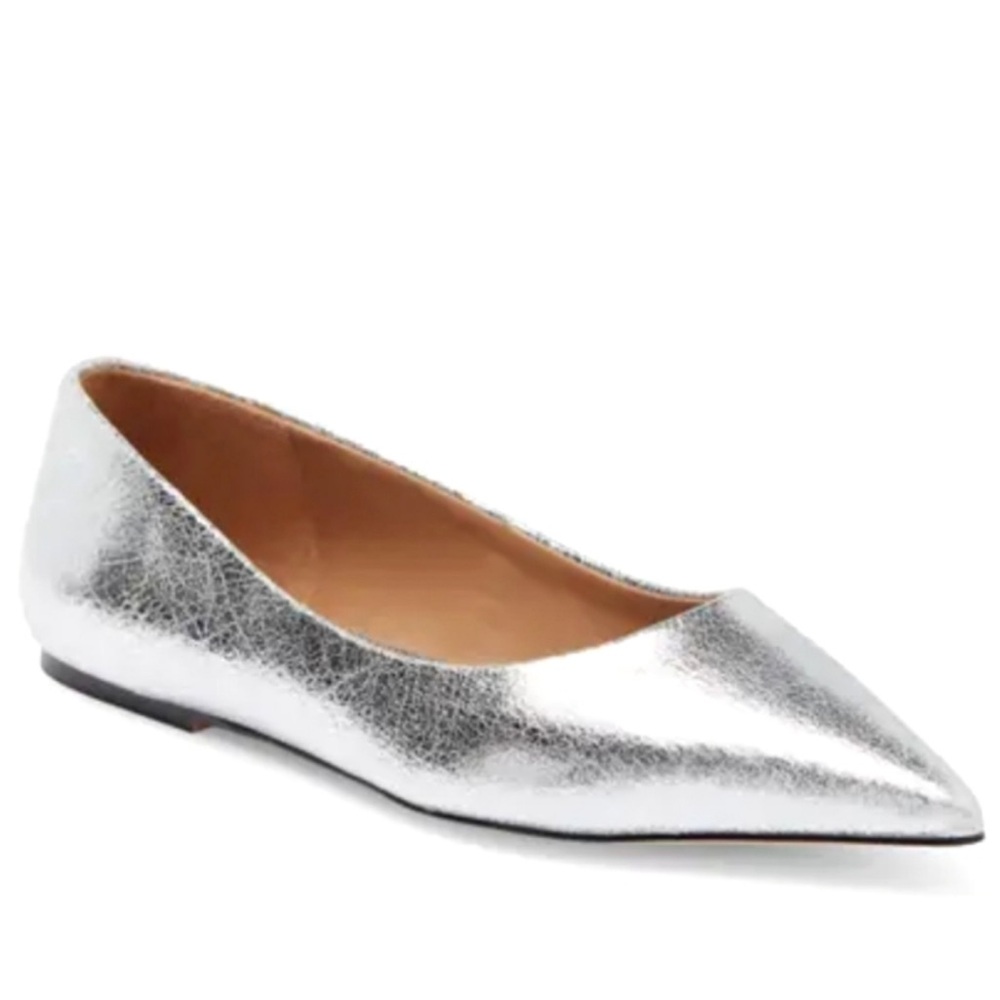 Abound Silver Metallic Flats